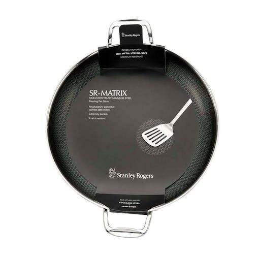 Stanley Rogers Matrix 36cm Non-Stick Round Roasting Pan