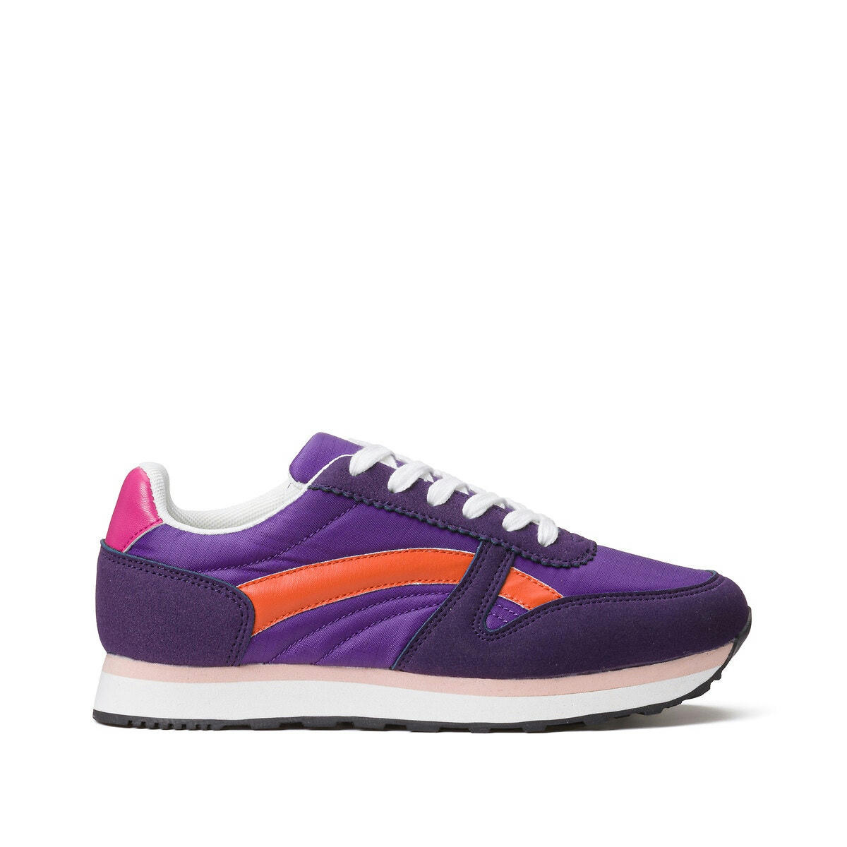 Baskets style rétro running en nylon