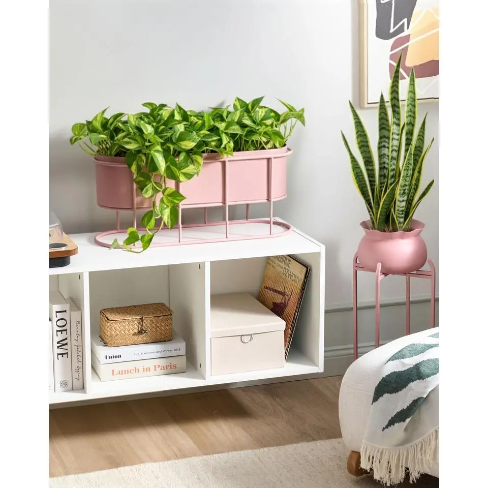 SUMIRE - Plantenstandaard - Roze - IJzer