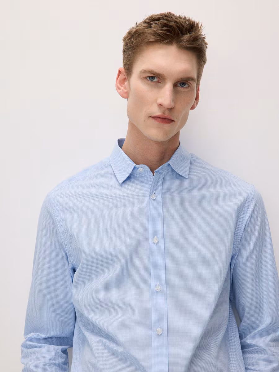 Regular Fit Cotton Rich Shirt