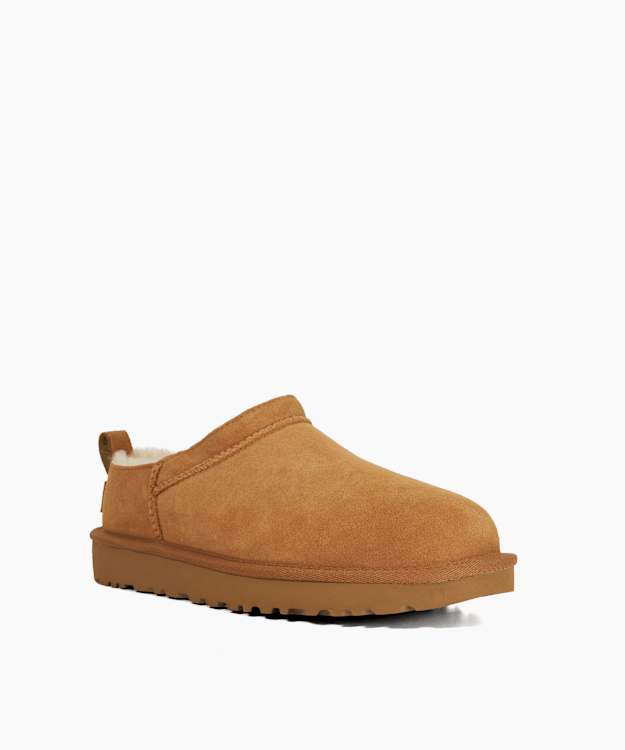 Classic Micro Tan - UGG Suede Sheepskin Low Boots