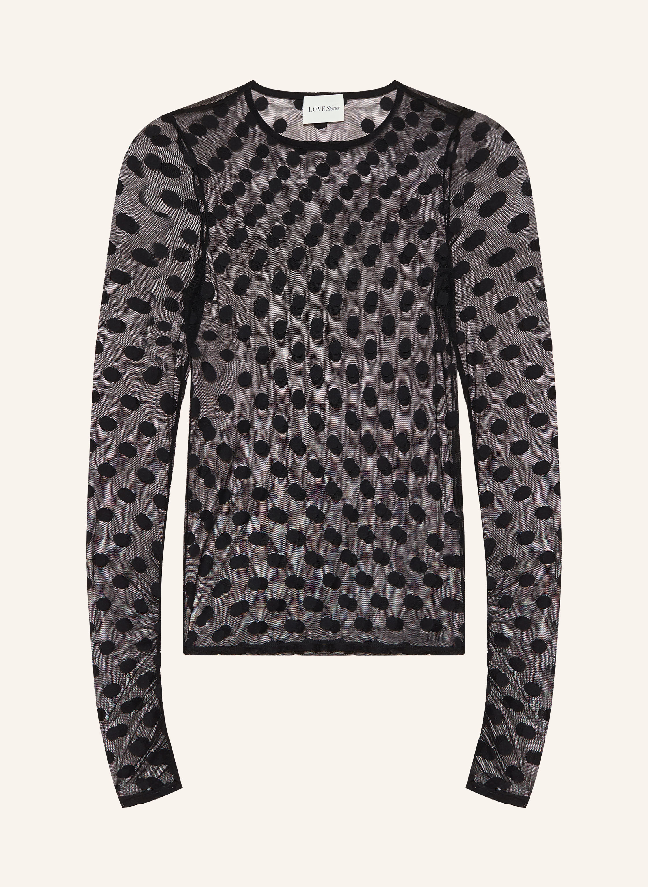 LOVE Stories Lounge-Shirt ELLE aus Mesh