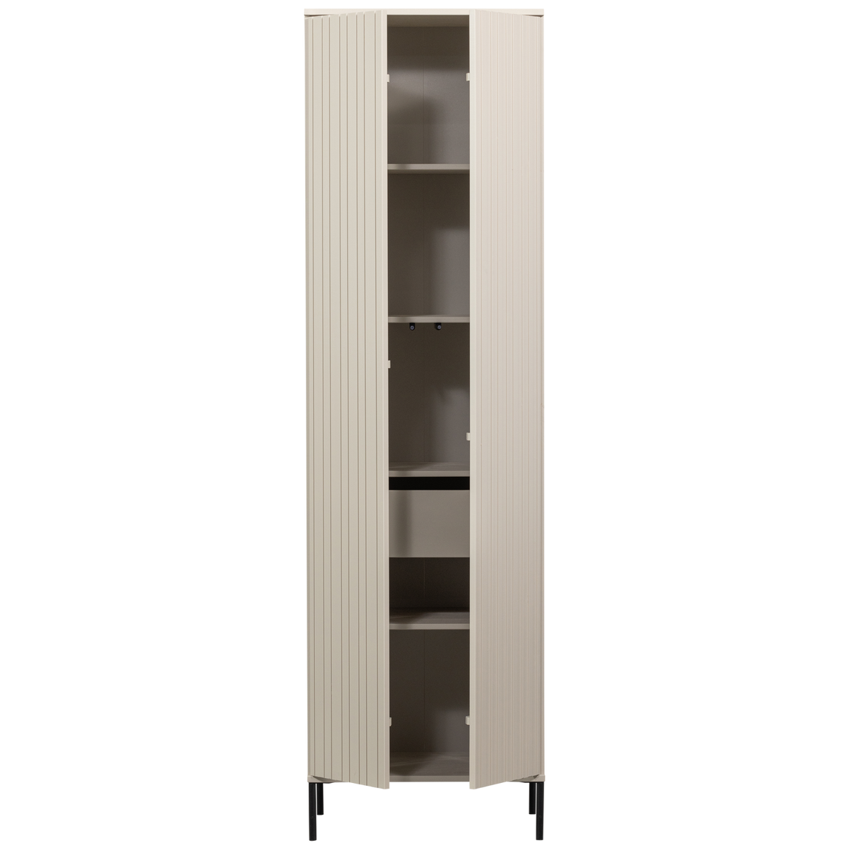 WOOOD hoge kast New Gravure - Grenen - Dust - 210x60x42