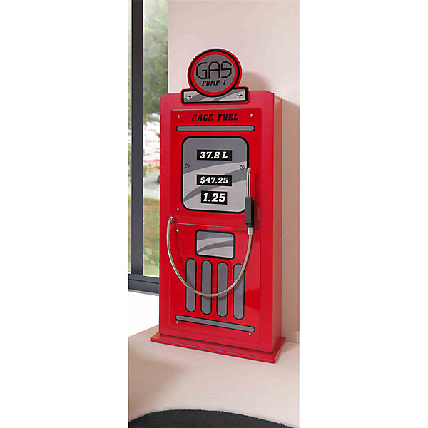 Armoire 1 porte pompe à essence Vipack Car Beds - Rouge