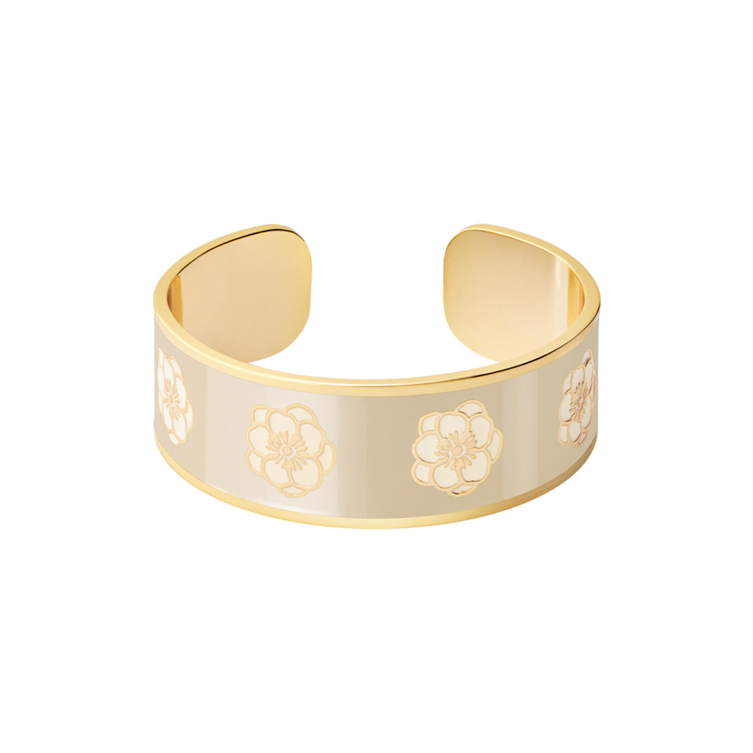 PEONY bracelet, mastic beige