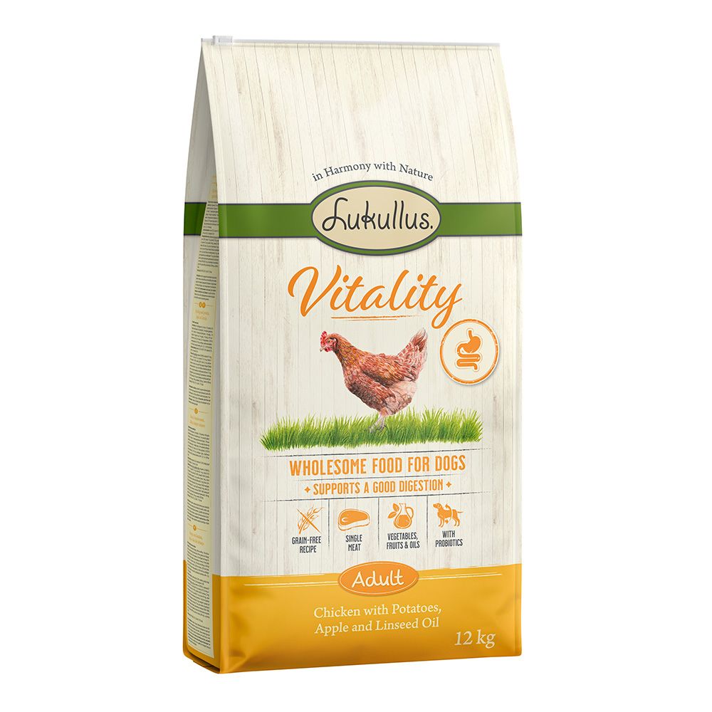 Lukullus Vitality Adult Grain-Free Digestive Support Chicken