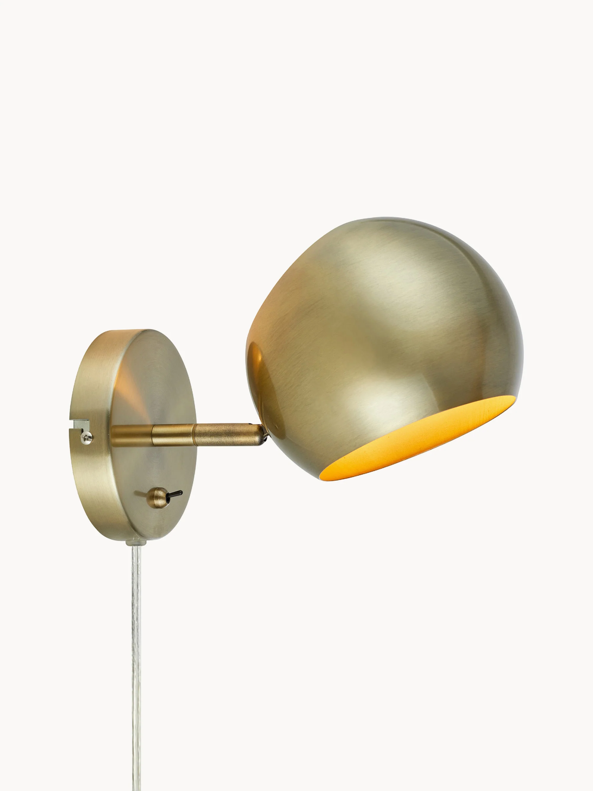 Wandleuchte Edgar mit Stecker