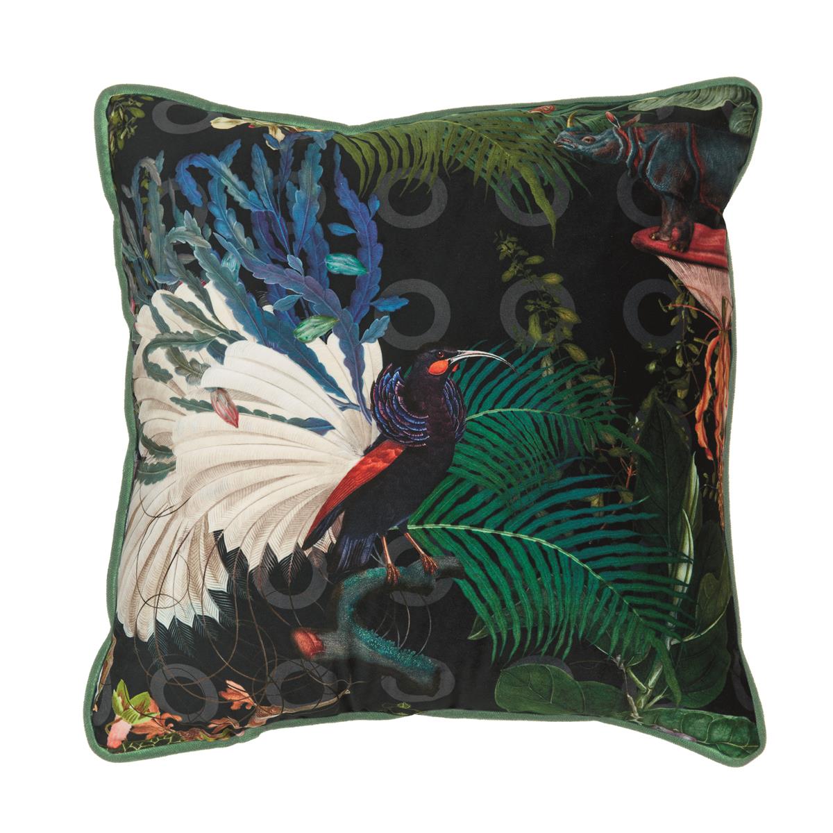 MOOOI decoratiekussen Menagerie Square - 50x50 / 20x20 Inch cm - raven