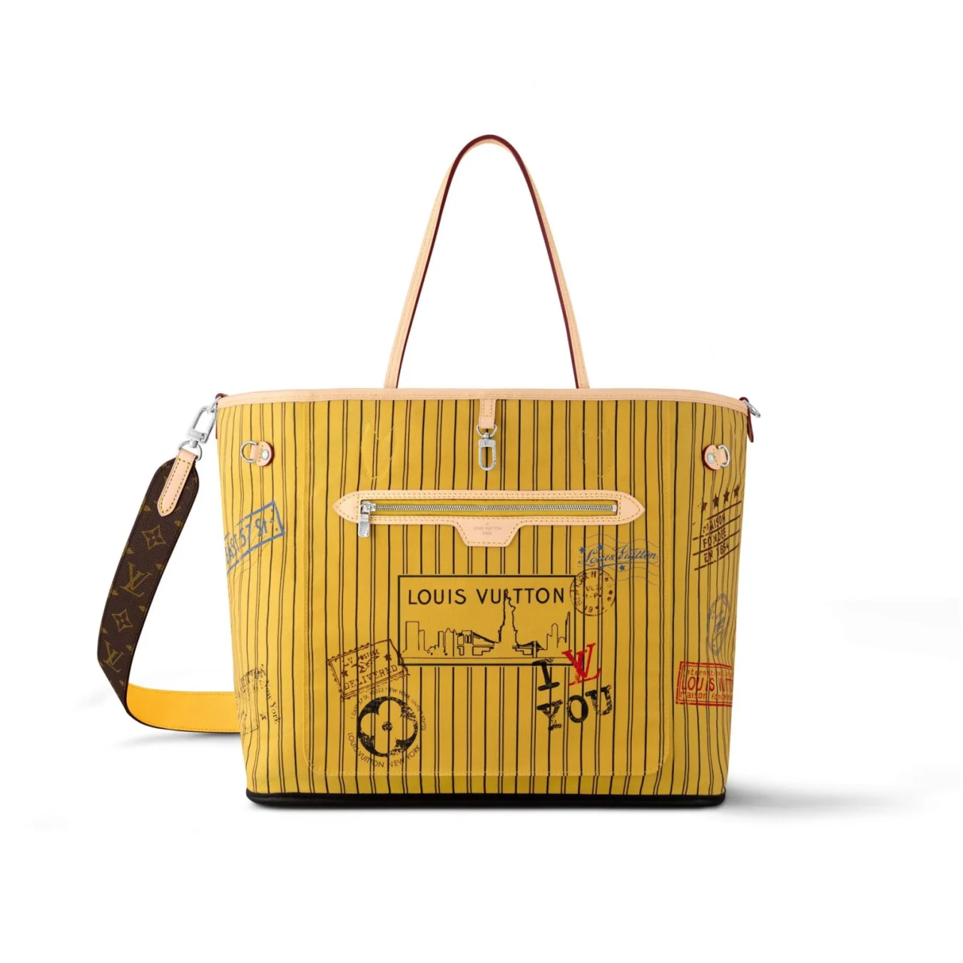 Louis Vuitton Neverfull Bandoulière Inside Out