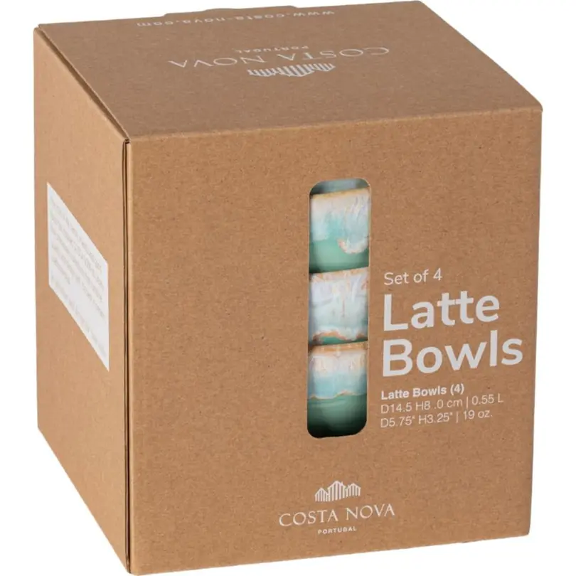 Schale 4er-Set Latte Bowls
