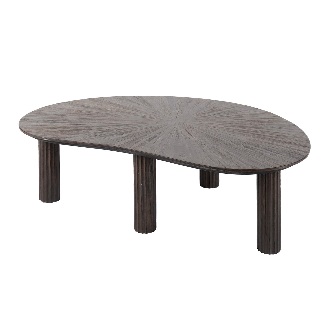Giga Meubel Salontafel Maya - Donkerbruin Hout - 110x68x36cm