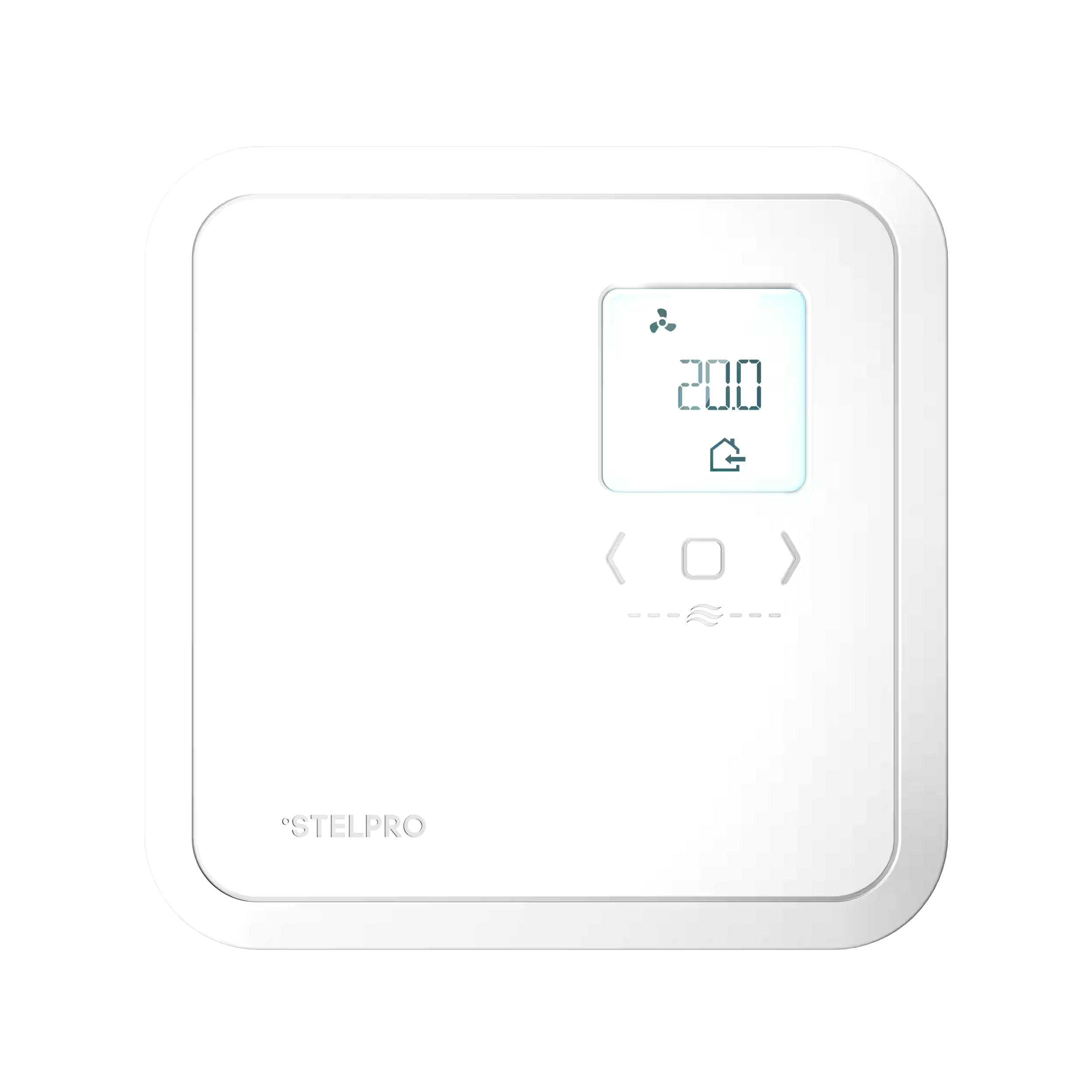 Stelpro 4000W/240V Programmable Electric Thermostat For Fan Heater, White