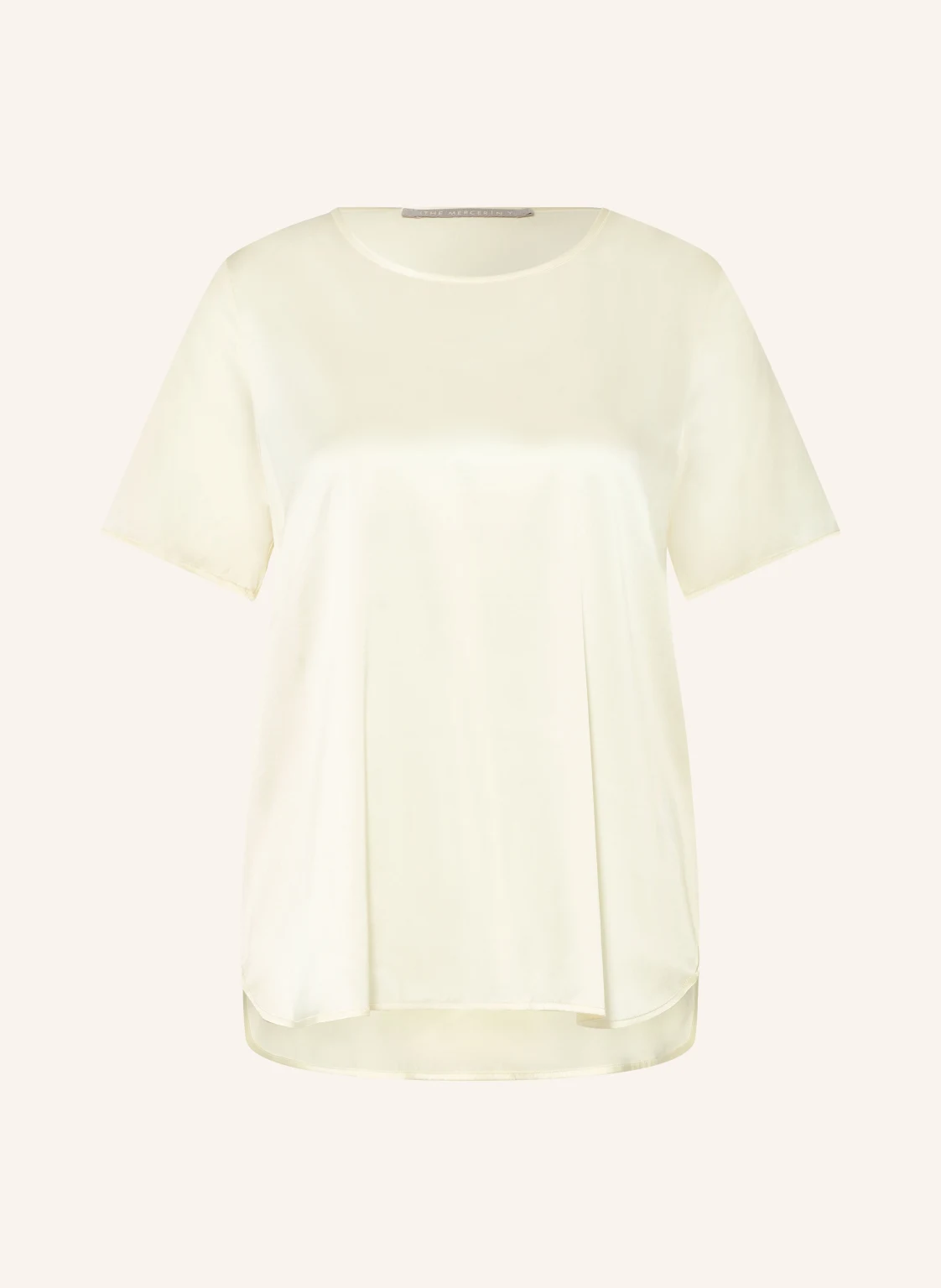 (THE MERCER) N.Y. Blusensirt aus Satin mit Seide