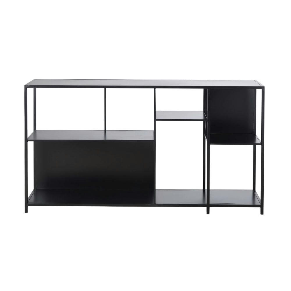 Simply - Etagère basse en métal fin noir