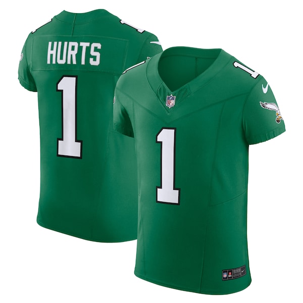 Jalen Hurts Philadelphia Eagles Nike Alternate Vapor F.U.S.E. Elite Jersey - Kelly Green