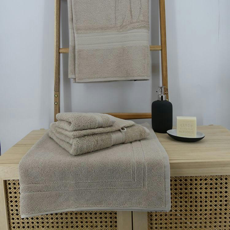 LUXURY - Tapis de bain 900gr/m²  ficelle 50x80 cm