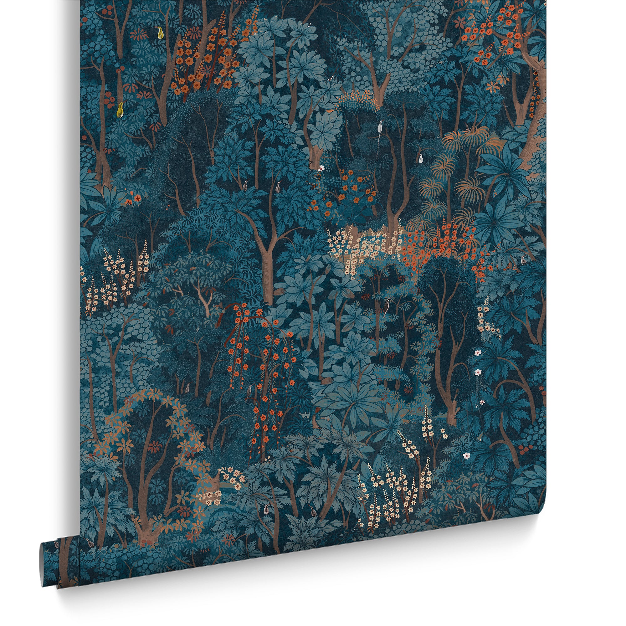 Graham & Brown Vliesbehang - New Eden Navy - 1000x52
