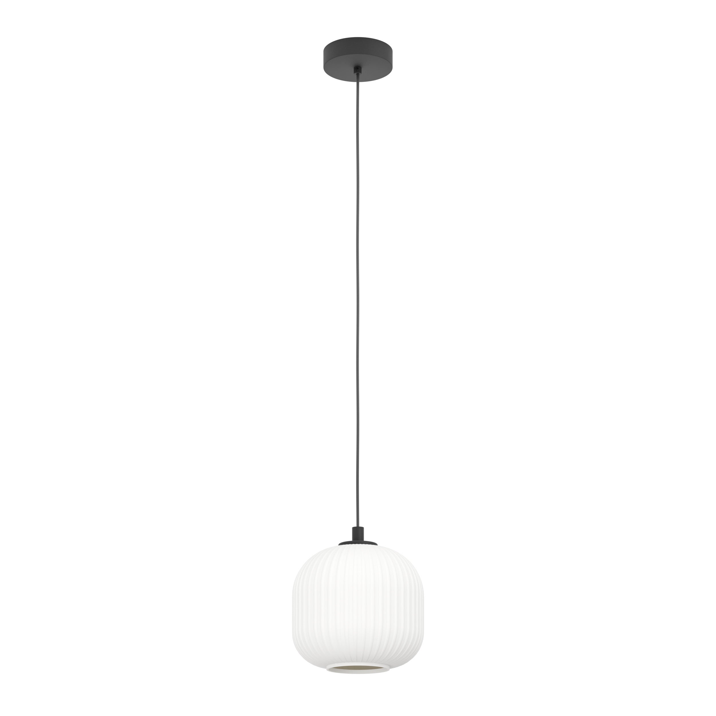 EGLO hanglamp Mantunalle - e27 - ø 20 cm - zwart