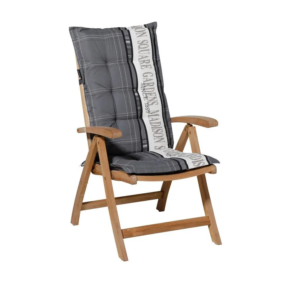 Madison - Kussen lage rug garden grey - 105x50 - Grijs