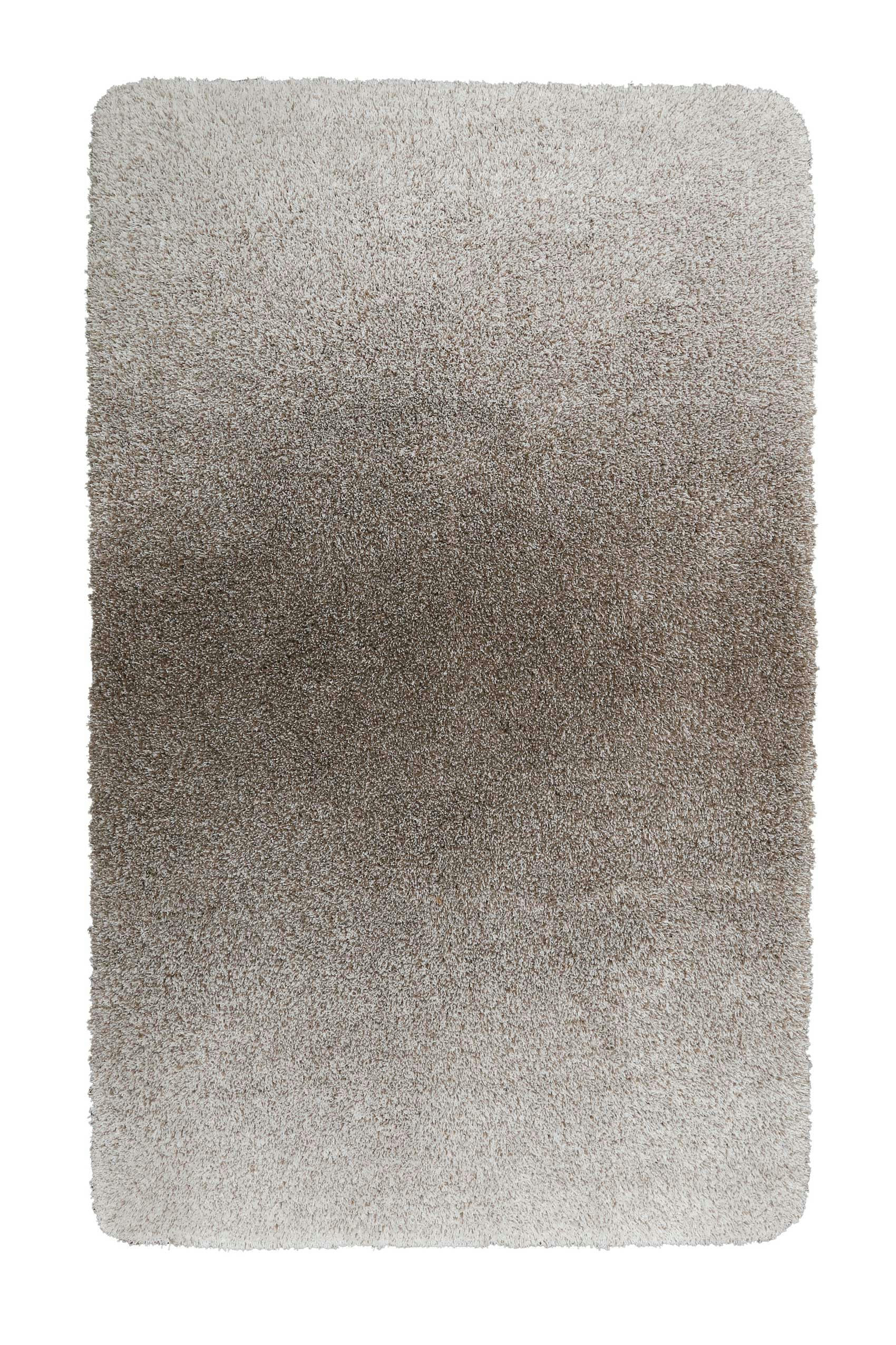LUUK - Tapis de bain doux dégradé taupe 80x150