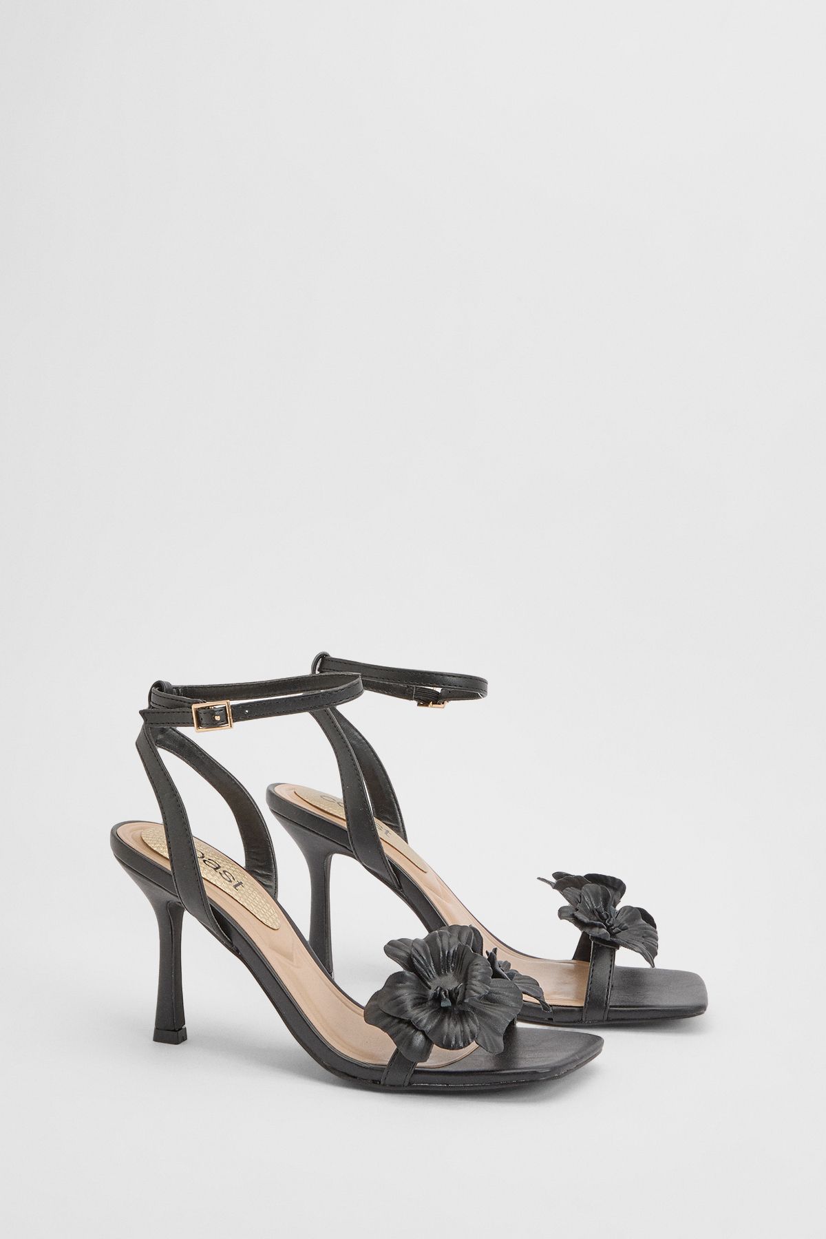 Coast Primrose Faux Leather Corsage High Stiletto Heeled Sandals