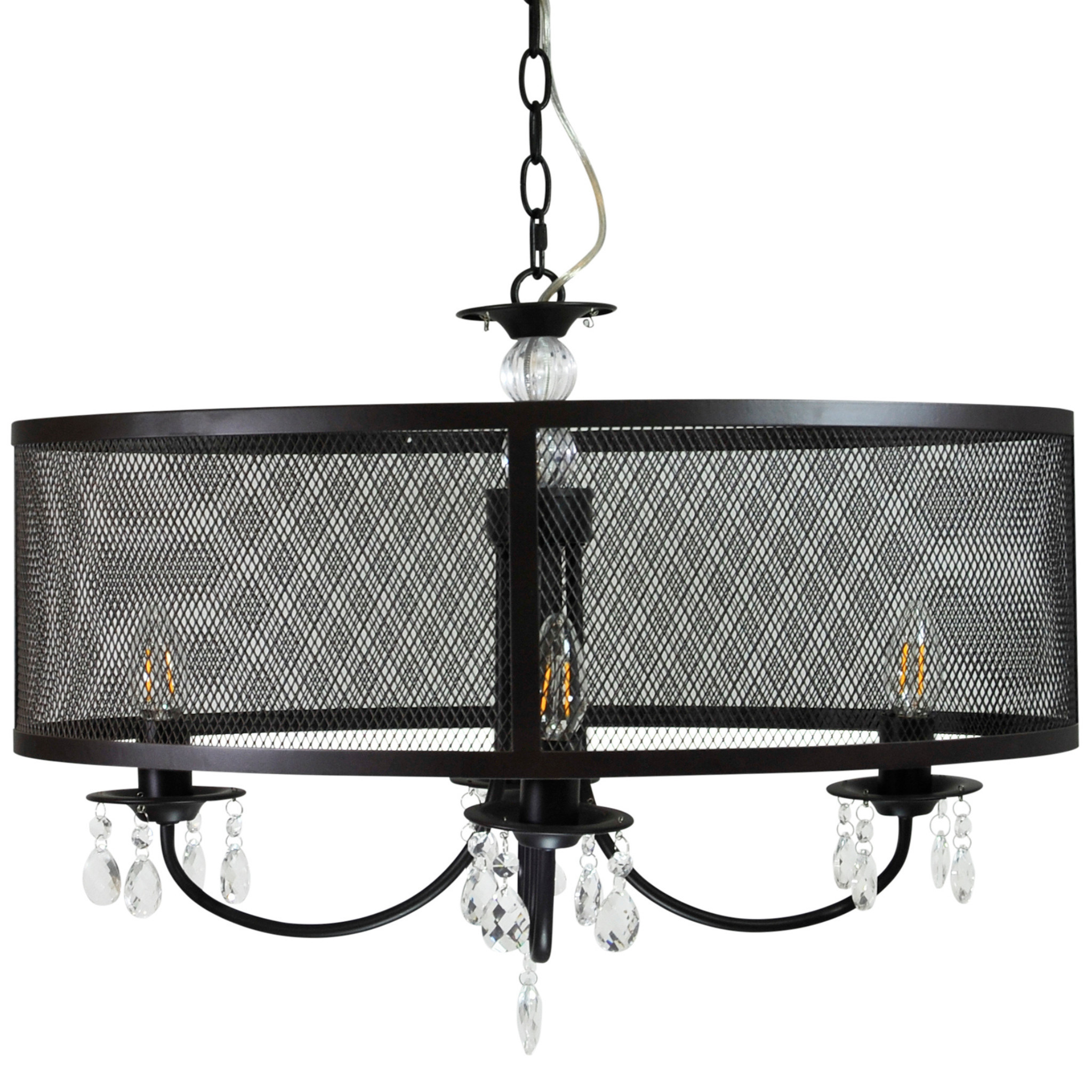 Lampa wisząca czarna BRESSO4xE14x12W wym: 100x30x60 cm Polux