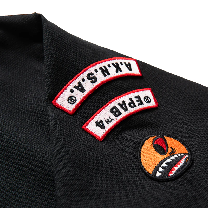 Kazuki Kuraishi x A Bathing Ape Multi Patch Military Tee - Black