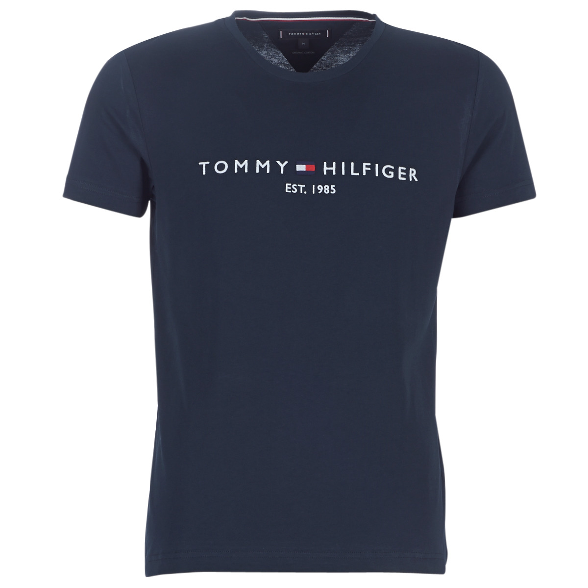 Tommy Hilfiger - TOMMY FLAG HILFIGER TEE - Marine