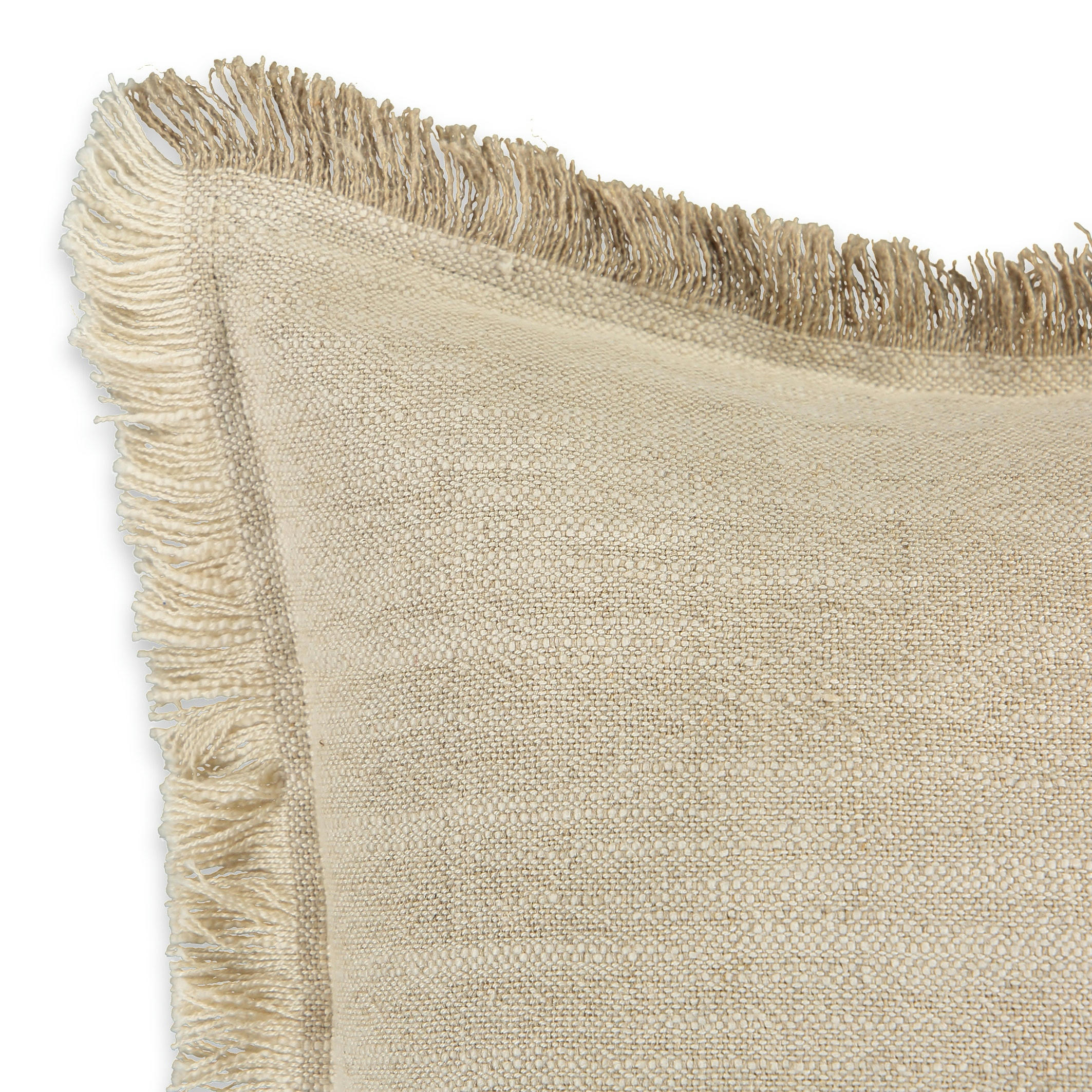 Housse de coussin en lin et coton Kamsy