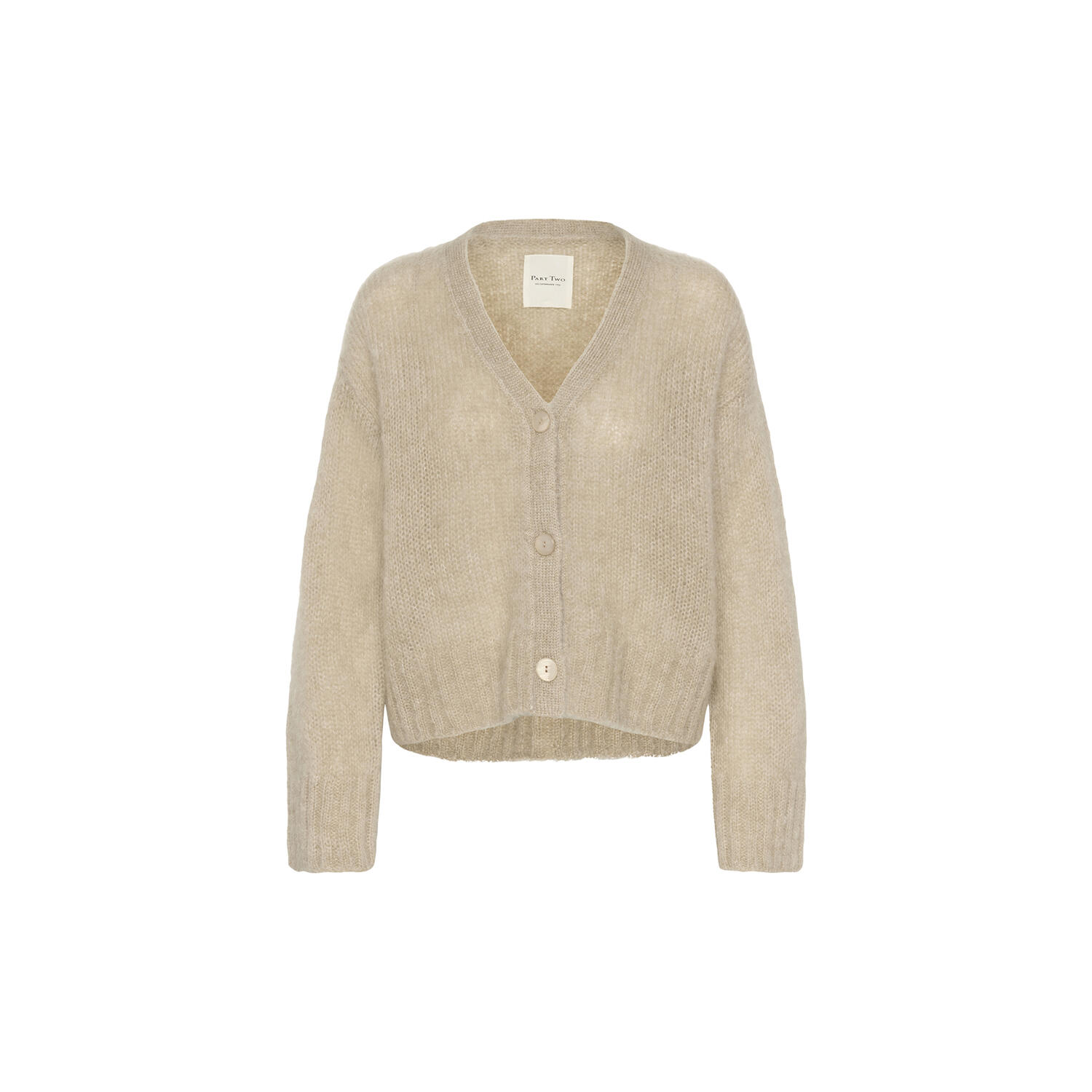 ZendayaPW Cardigan, light camel melange