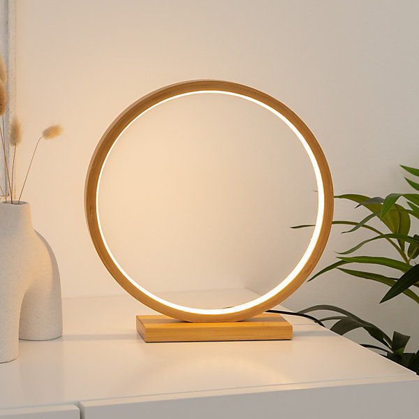 Lampe LED Stela - bambou H32 cm - Atmosphera