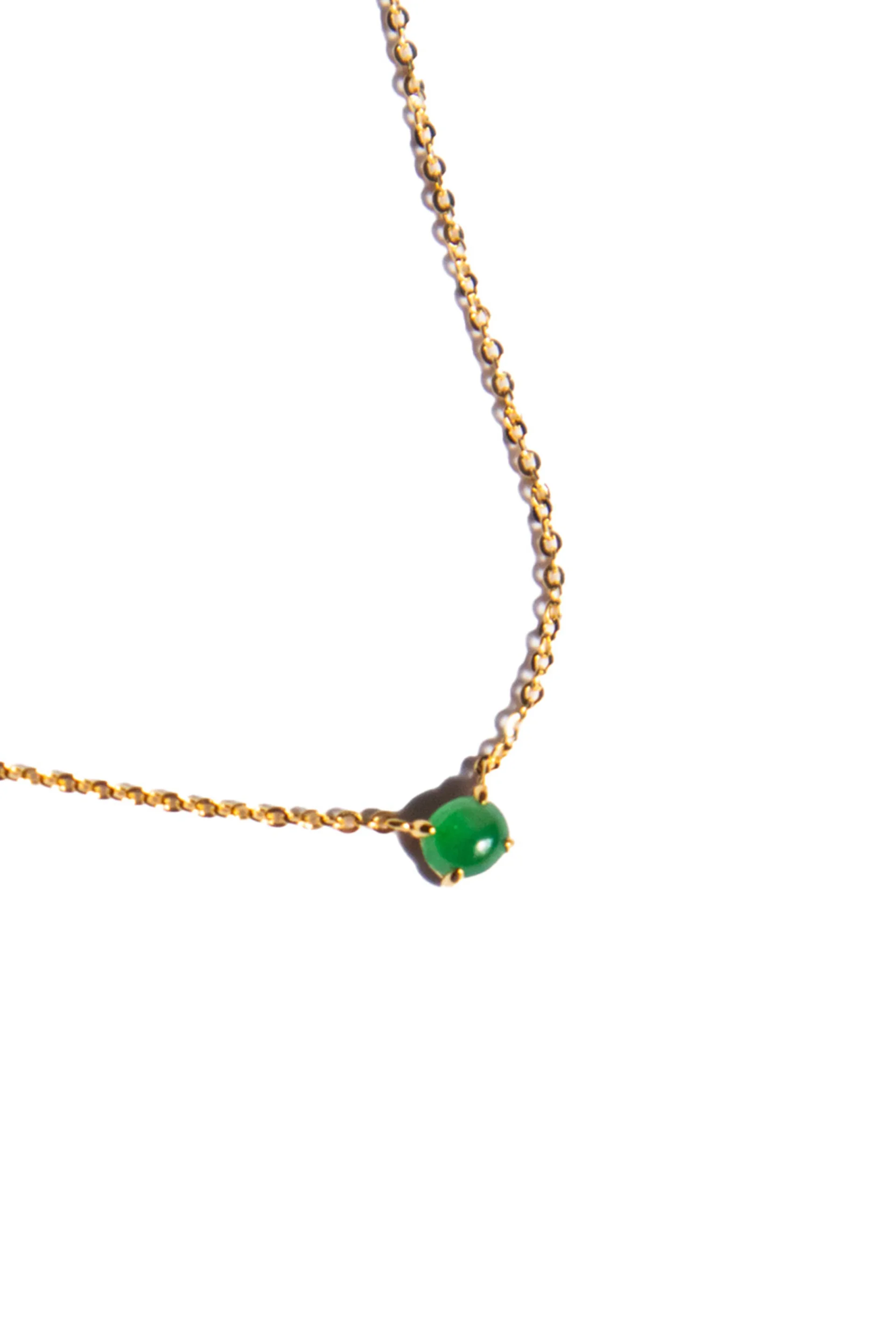 seree Atelier | Mila — Imperial Green Jade Necklace