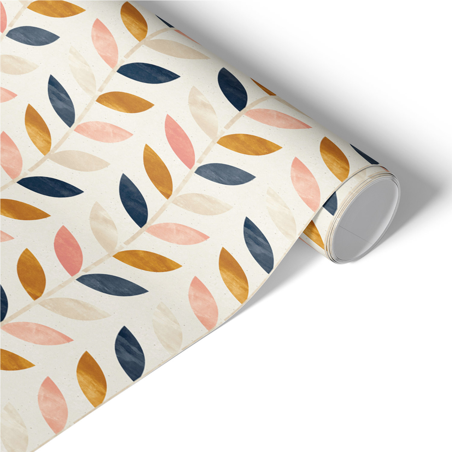 Okleina meblowa Symetryczne liście 50x100 Folia samoprzylepna DIY
