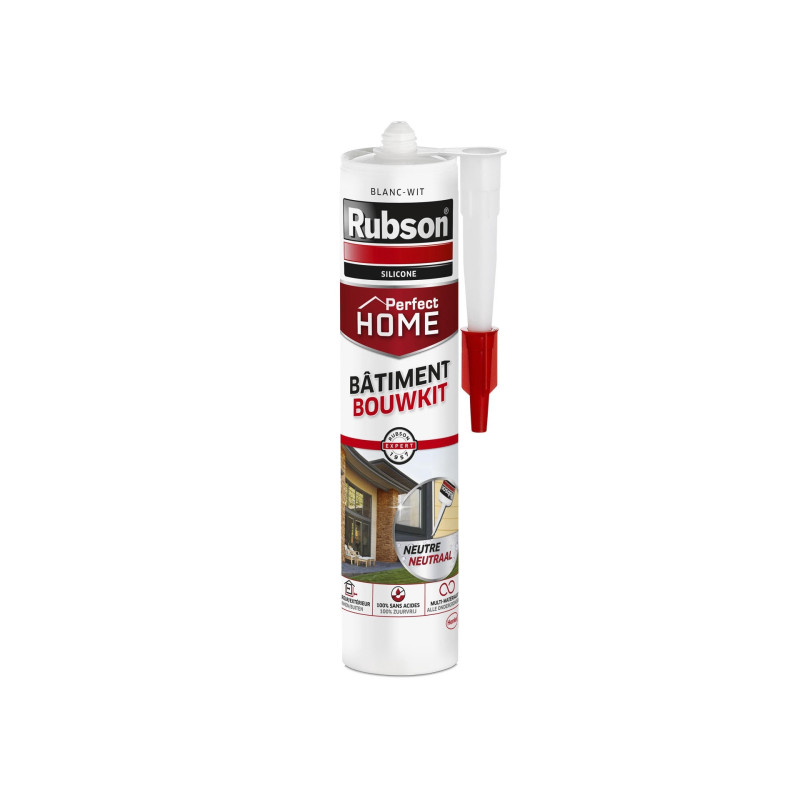Silicone Bâtiment blanc 0,28 L RUBSON