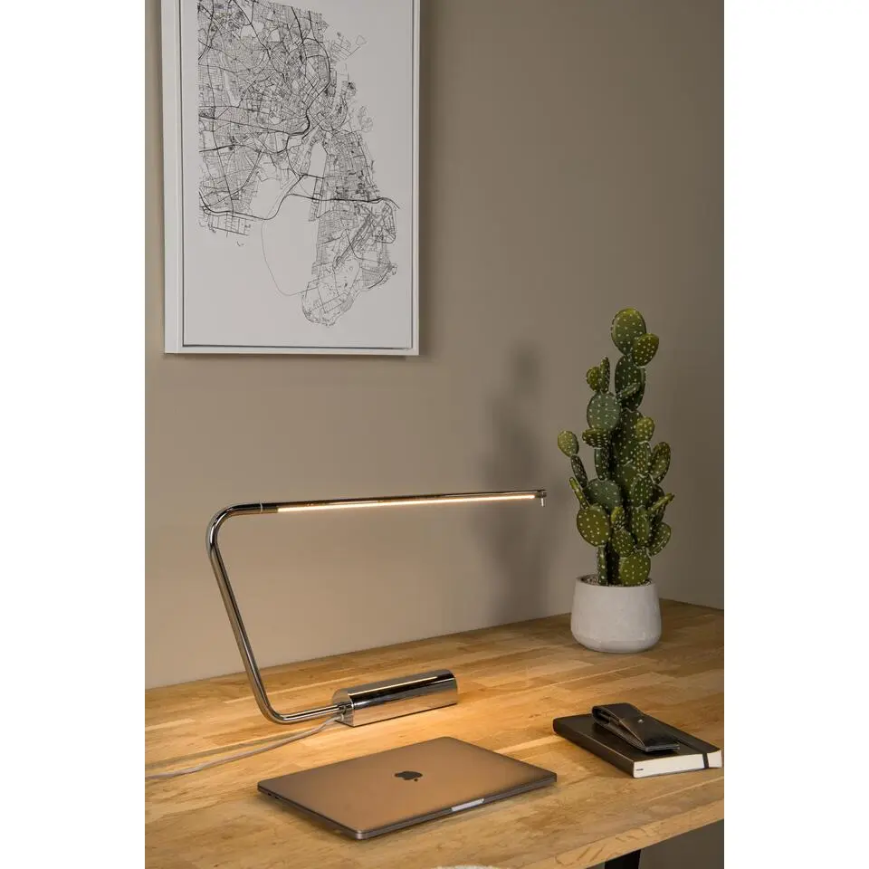 Lucide MADISON Bureaulamp - Chroom