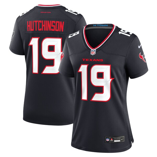 Xavier Hutchinson Houston Texans Nike Women's Team Game Jersey -  Navy