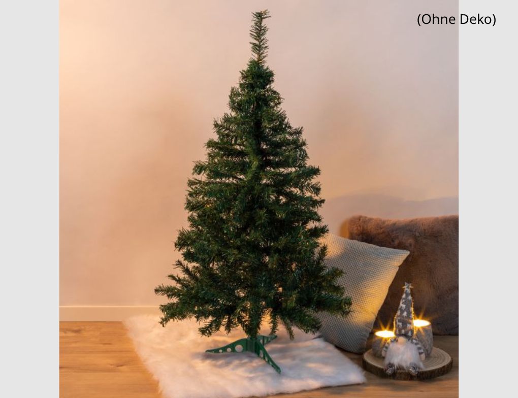Künstlicher Weihnachtsbaum Grün 120 cm mit Kunststoffständer