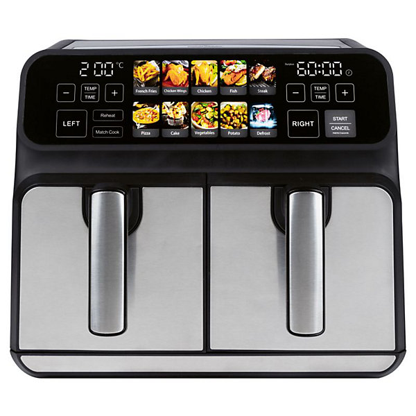 Friteuse à air chaud Air fryer 8L double compartiment Proficook PC-FR1287H