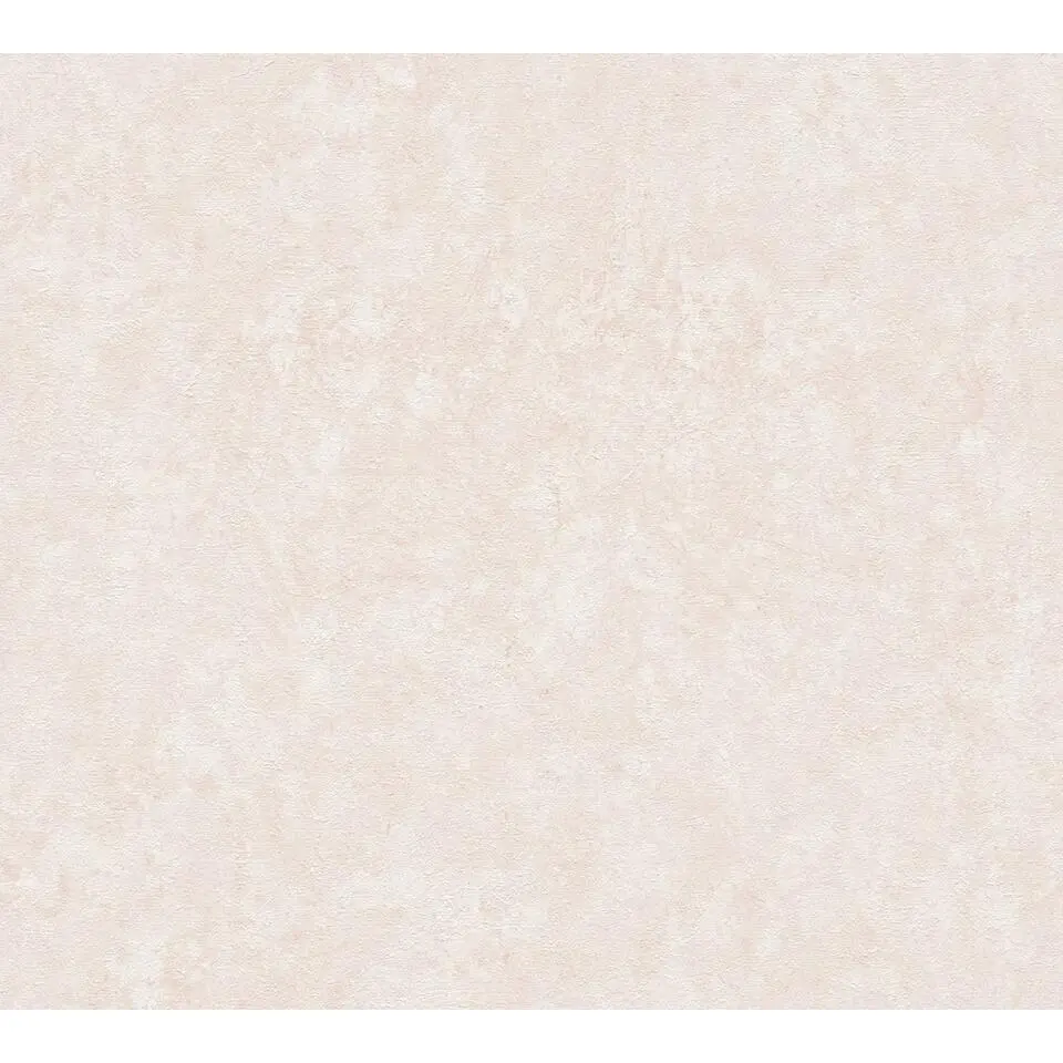 Livingwalls behang betonlook wit en roze - 53 cm x 10.05 m