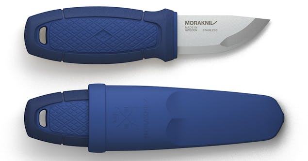 New Morakniv Eldris Pocket Neck Outdoor Knife W/ Fire Starter Kit - Blue