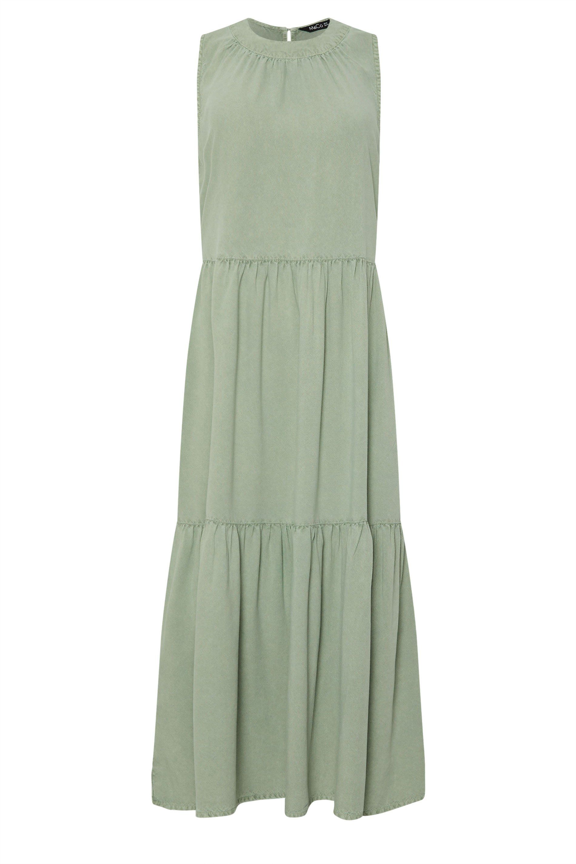 M&Co Tiered Midaxi Dress