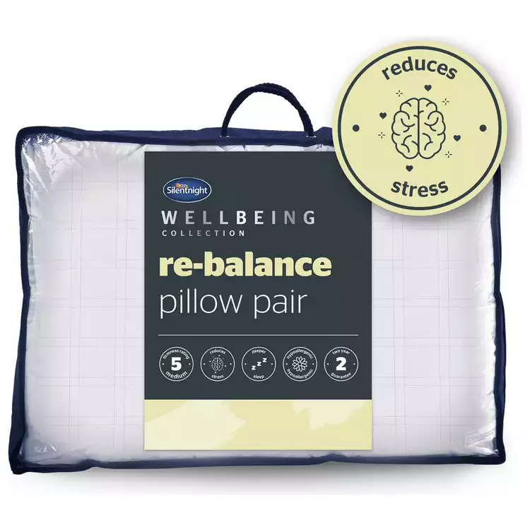 Silentnight Wellbeing Rebalance Stress Relieving Pillows