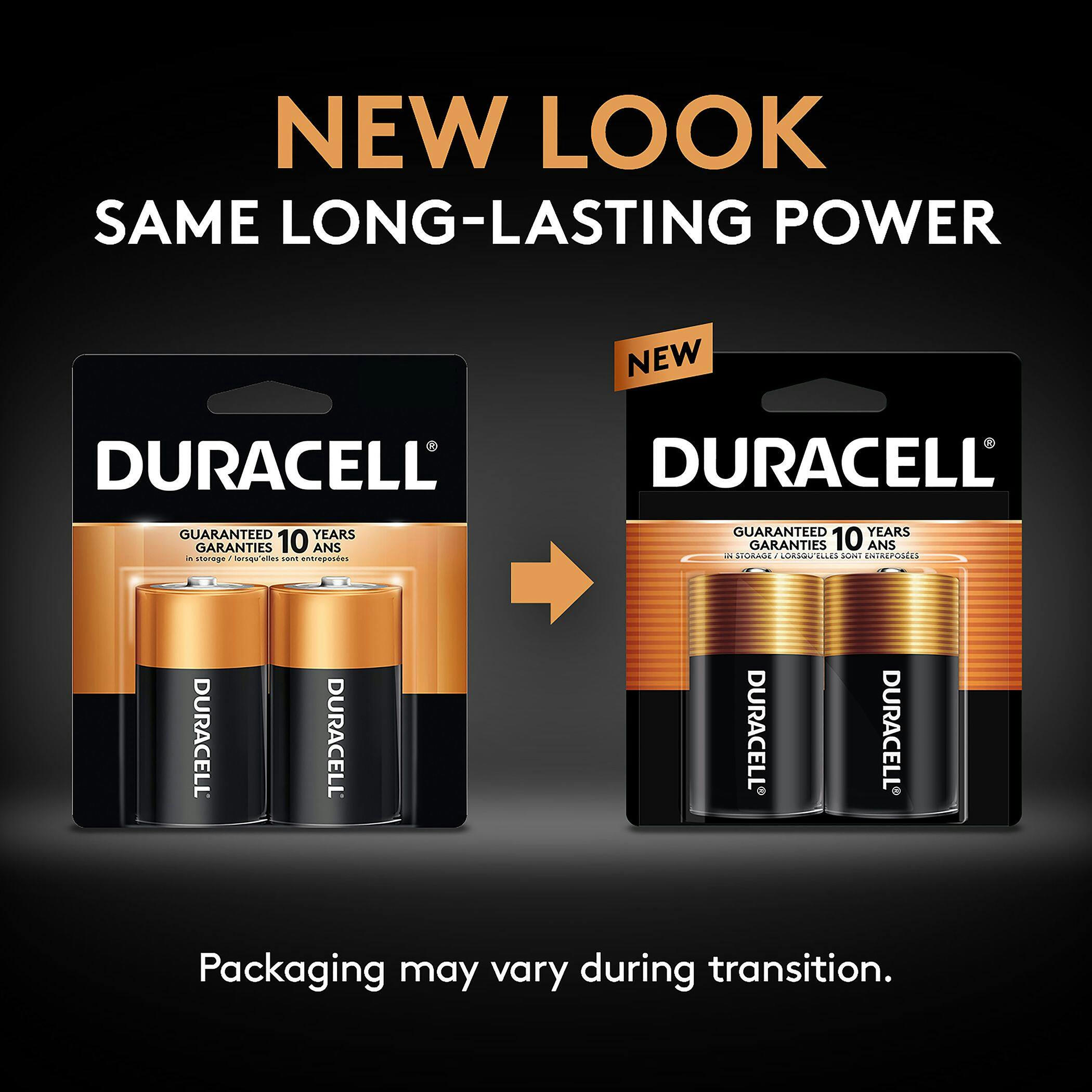 Duracell Coppertop D Batteries, Alkaline, 8-pk