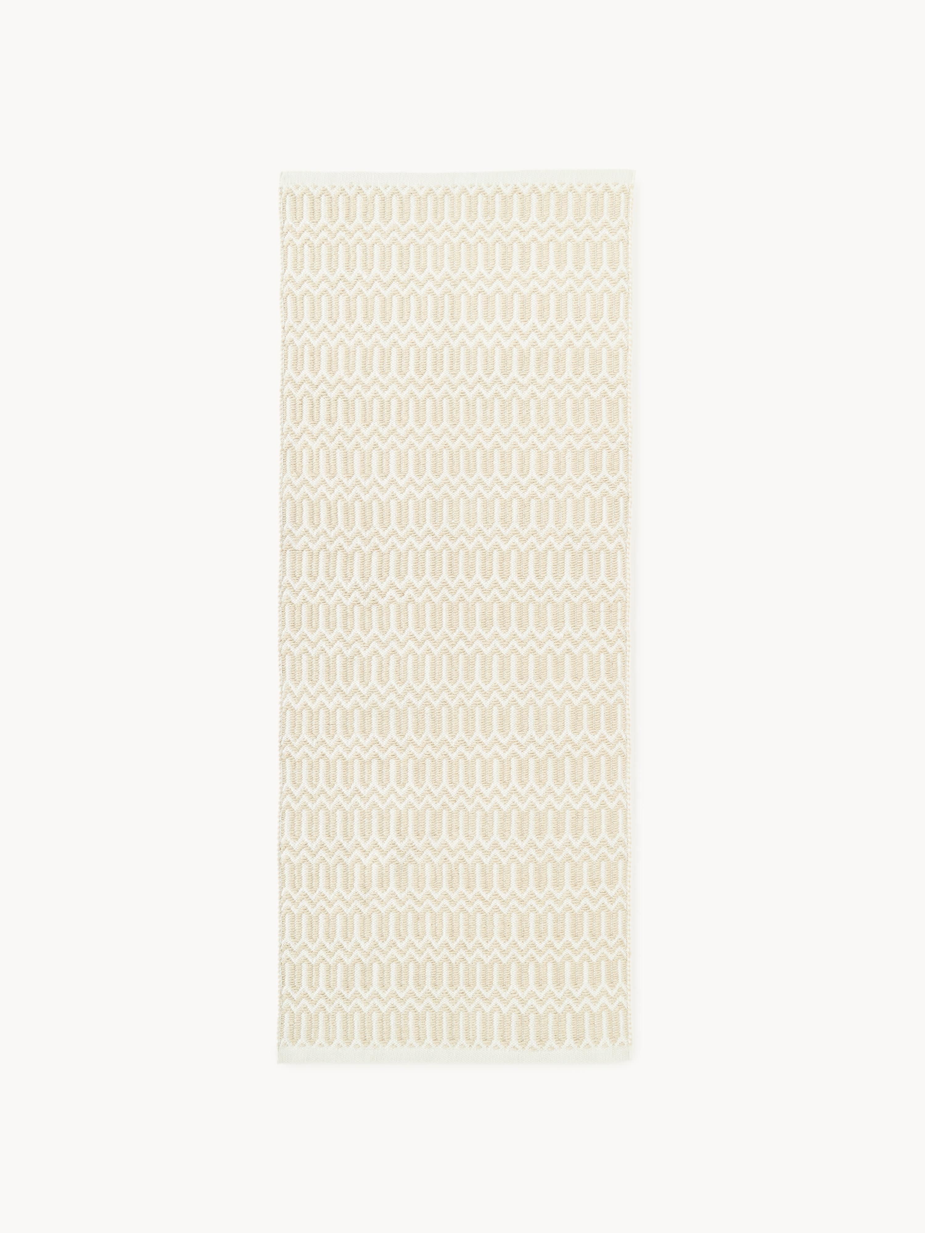 Handgewebter Indoor & Outdoor-Läufer Rune mit geometrischem Muster