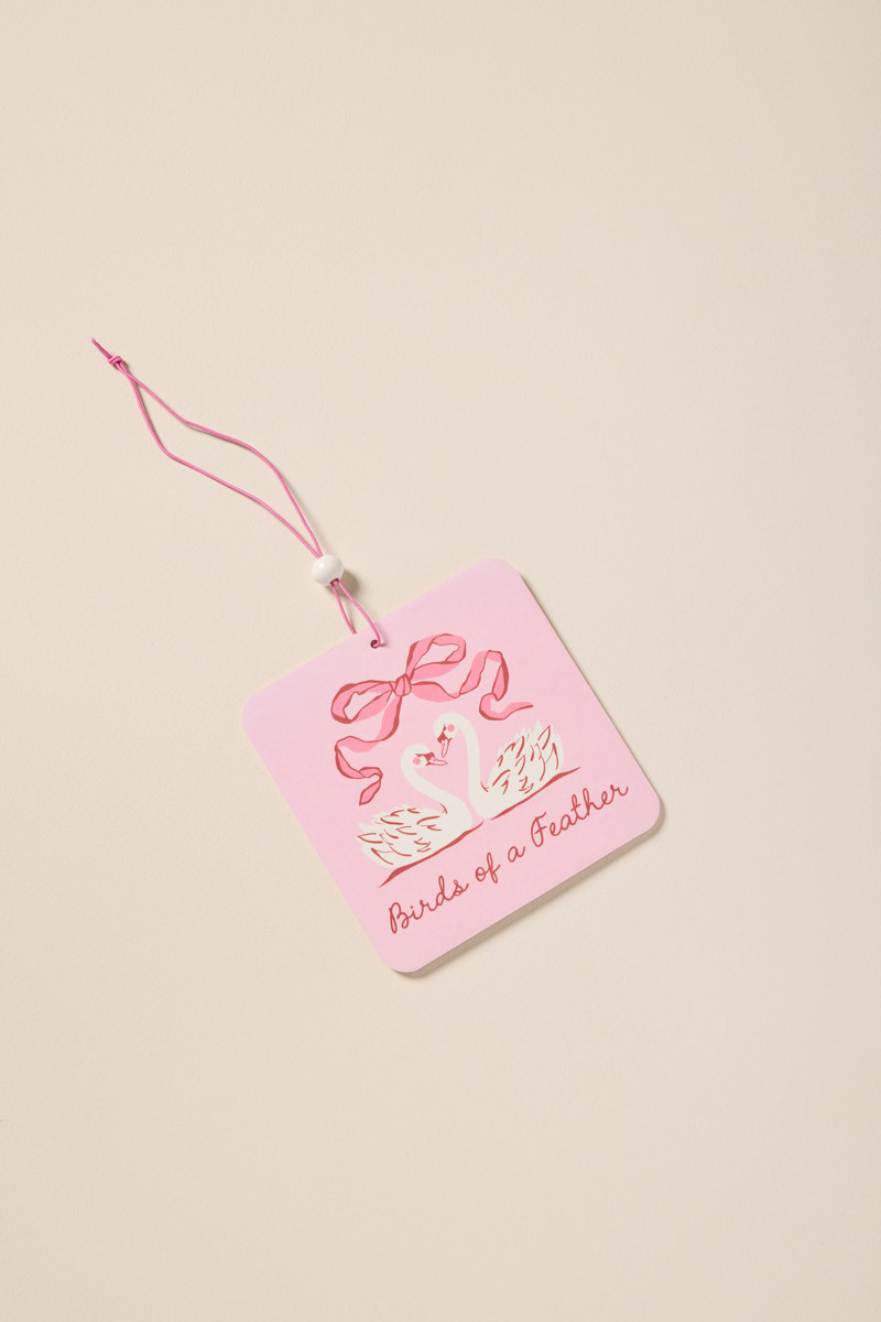 Birds Of A Feather Swan Air Freshener