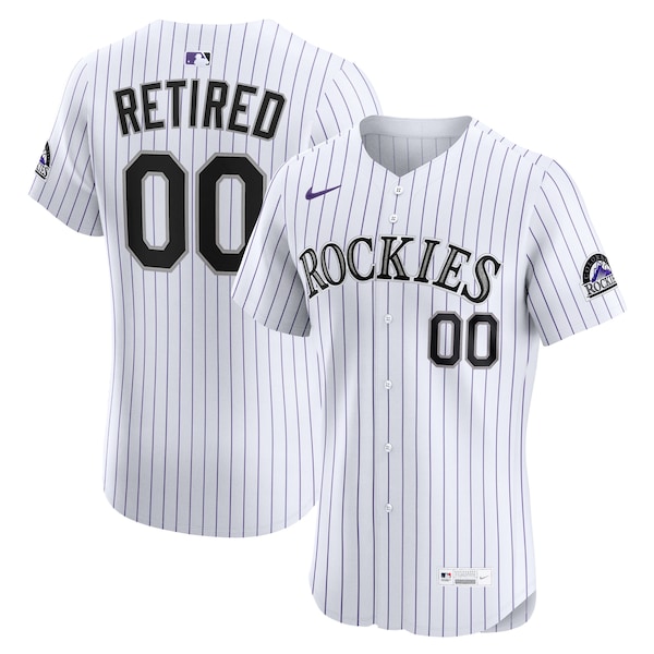 Colorado Rockies Nike  Home Elite Pick-A-Player Retired Roster Jersey - White