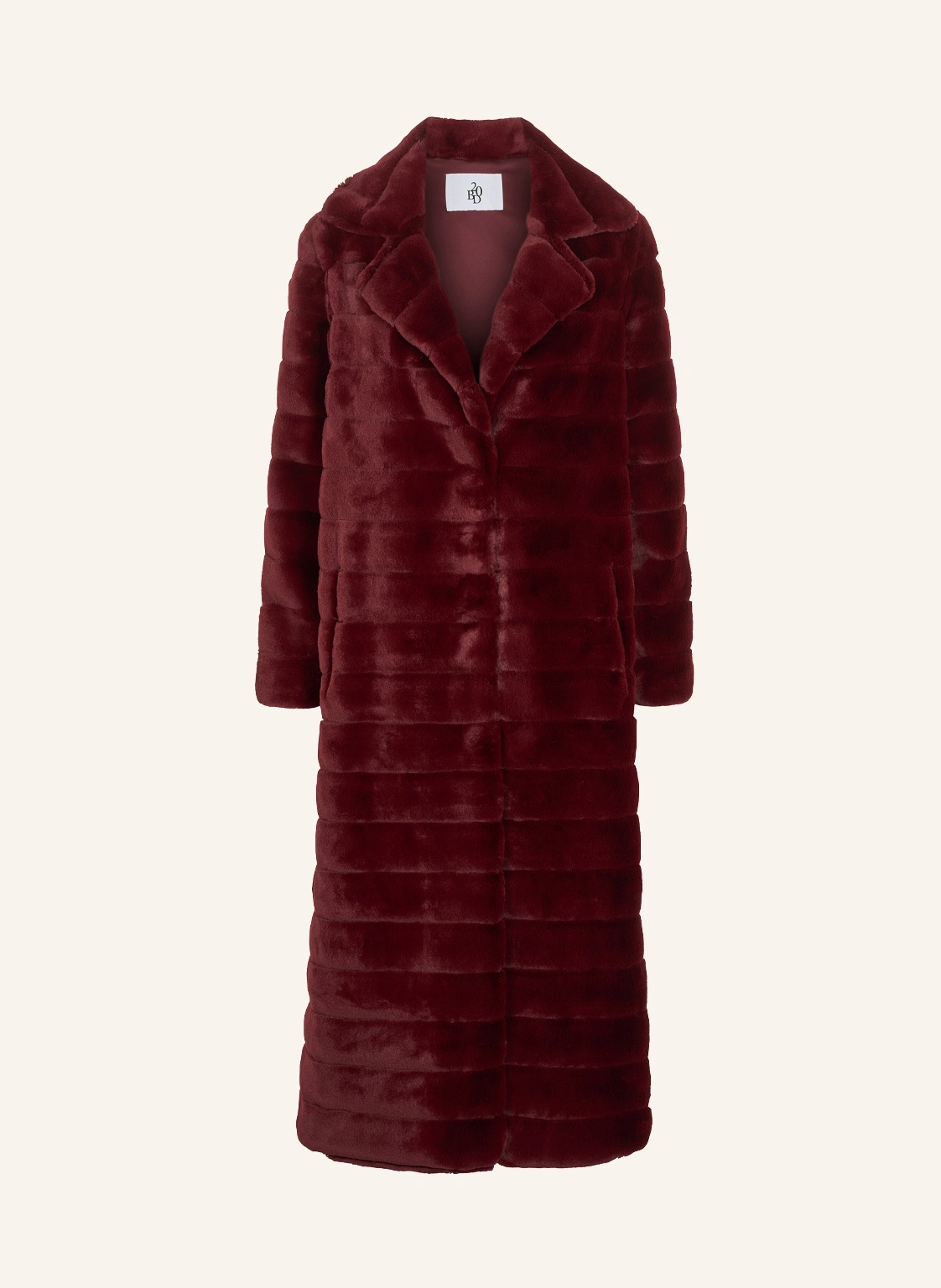 AMERICANDREAMS Faux Fur Coat Long Bailey