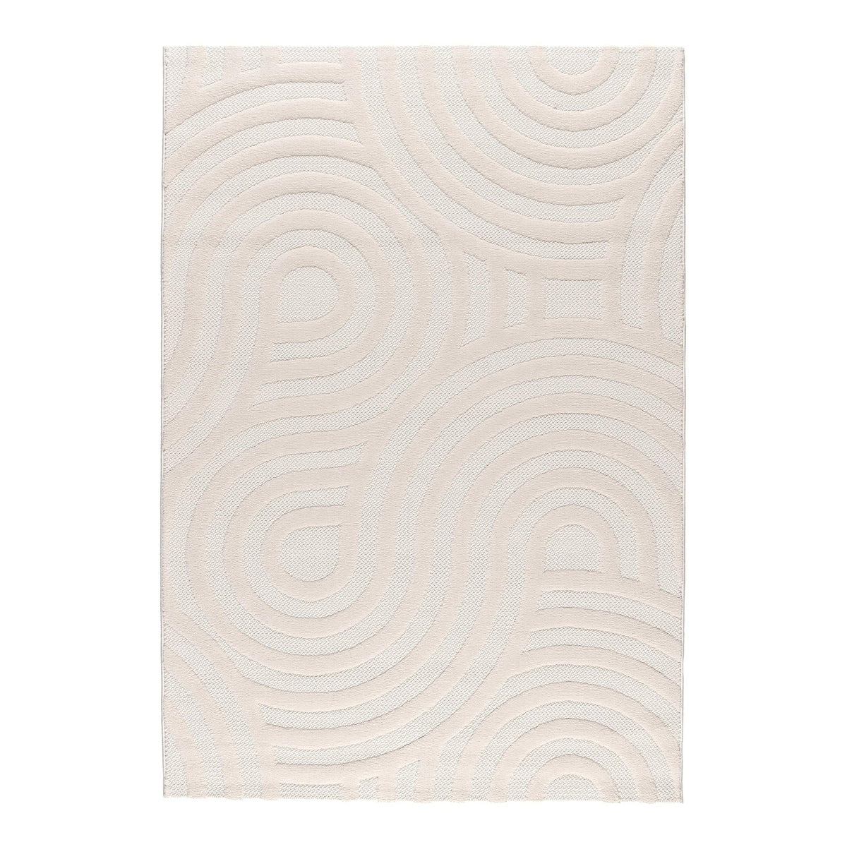 AFK Living vloerkleed Trianon - reliëfeffect - beige - 120 x 170 cm