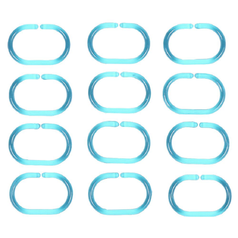 Anneau de douche transparent x12