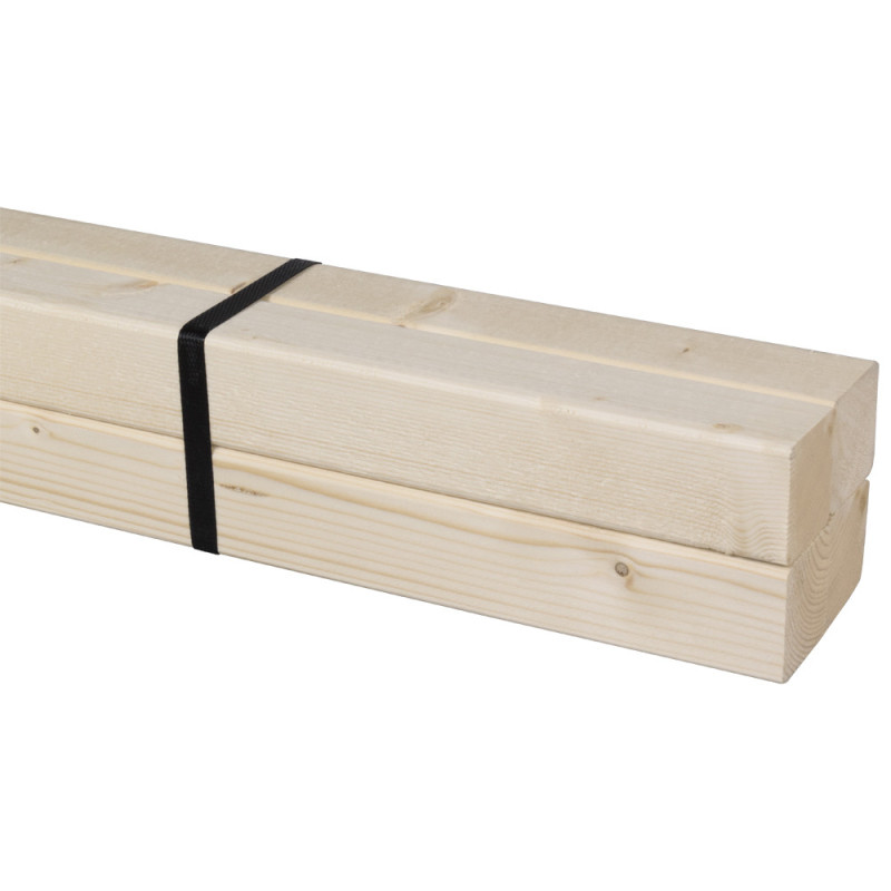 Bois raboté 210 x 4,4 x 4,4 cm 4 pièces